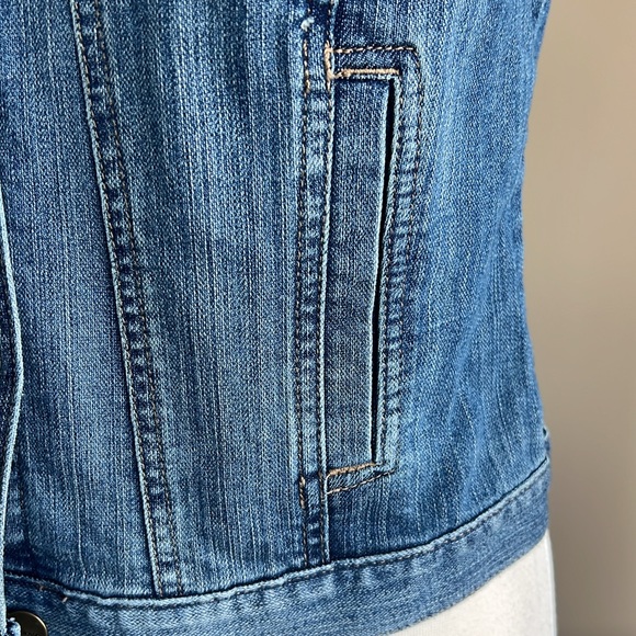 LOFT DENIM VEST NWOT - Picture 4 of 8